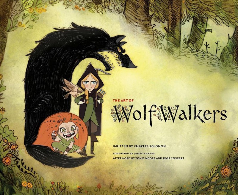 Portada ampliada de The Art of Wolf Walkers