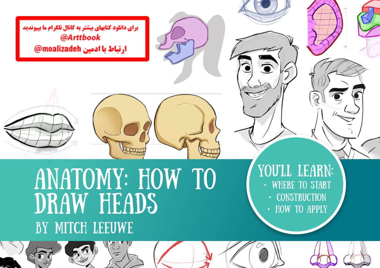 Portada ampliada de ANATOMY: HOW TO DRAW HEADS