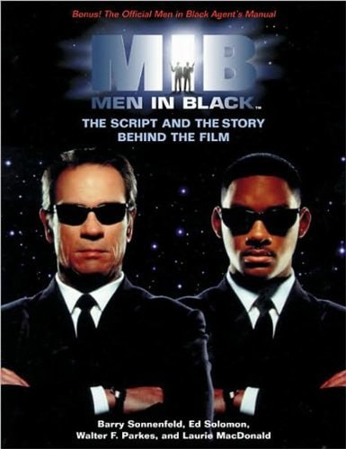 Portada ampliada de MIB MEN IN BLACK. THE SCRIPT AND THE STORY BEHIND THE FILM