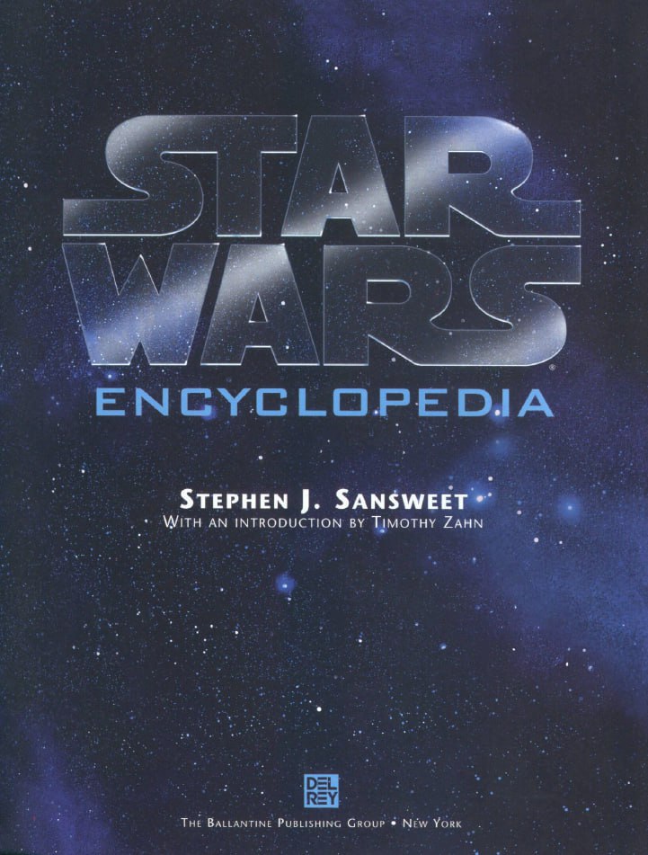 Portada ampliada de STAR WARS ENCYCLOPEDIA
