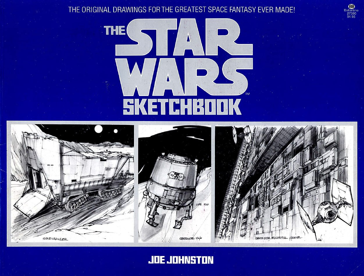 Portada ampliada de THE STAR WARS SKETCHBOOK