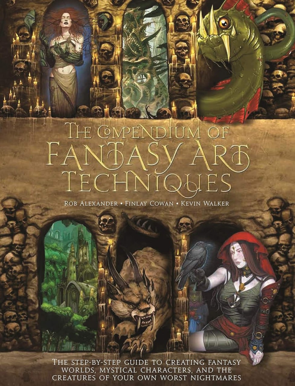 Portada ampliada de THE COMPENDIUM OF FANTASY ART TECHNIQUES