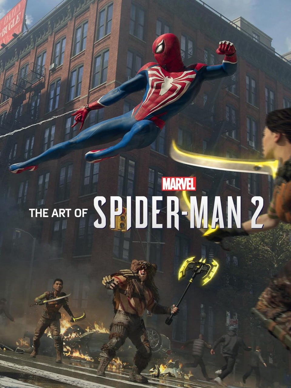 Portada ampliada de THE ART OF SPIDER-MAN 2
