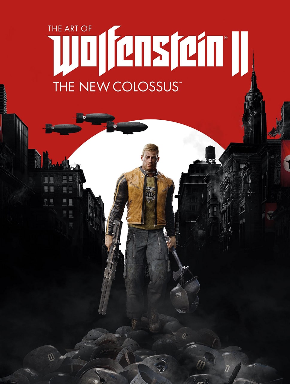 Portada ampliada de The Art of Wolfenstein II: The New Colossus