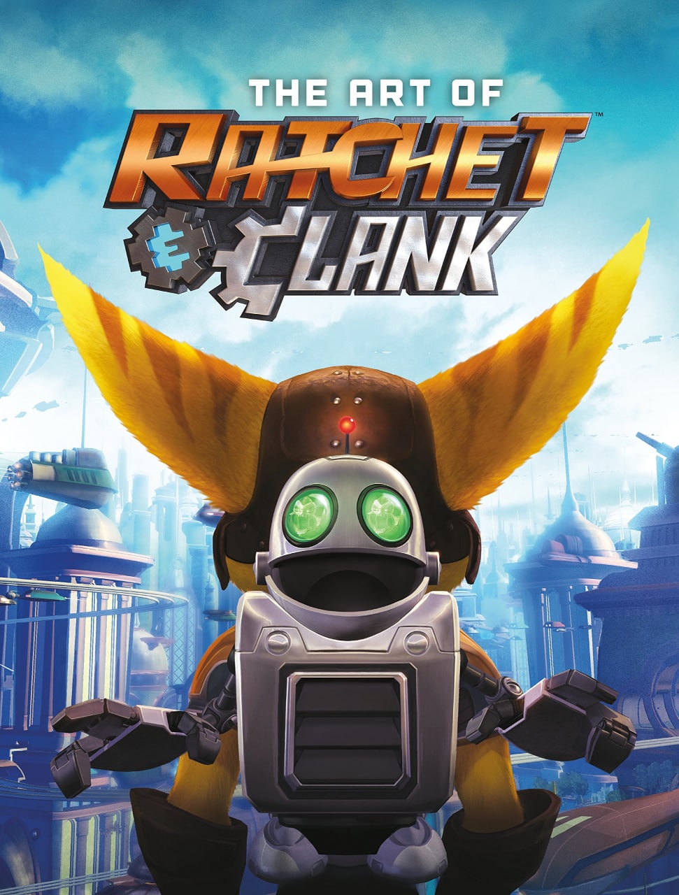 Portada ampliada de The Art of Ratchet & Clank