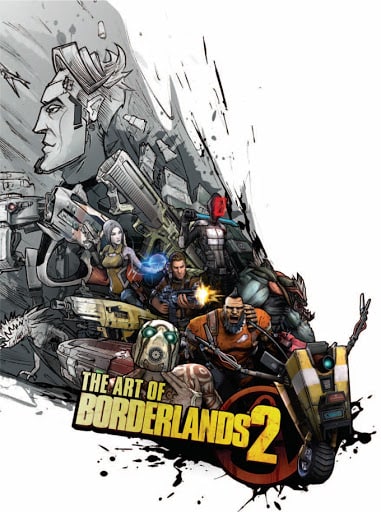 Portada ampliada de The Art of Borderlands 2