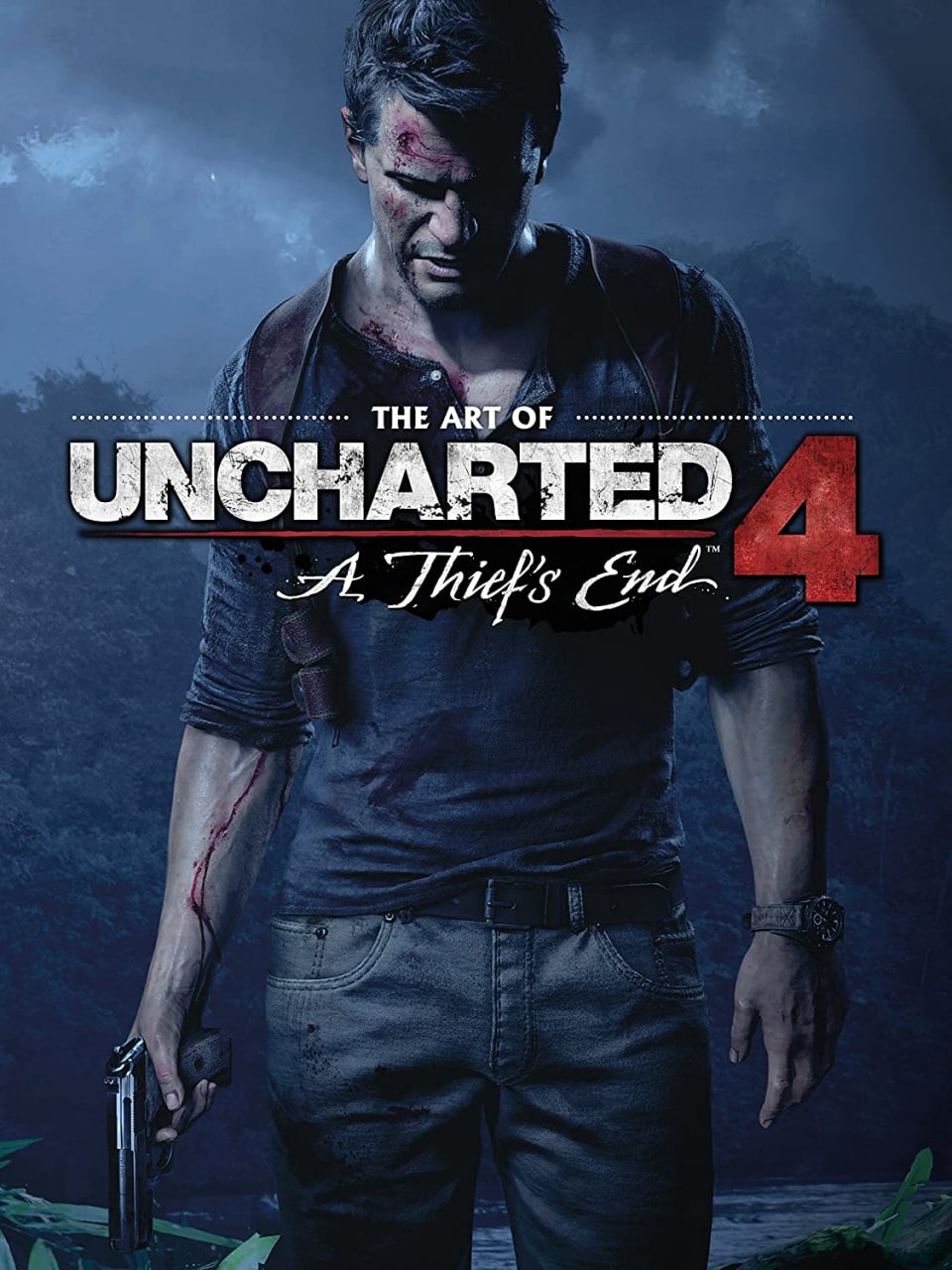 Portada ampliada de The Art of Uncharted 4: A Thief's End