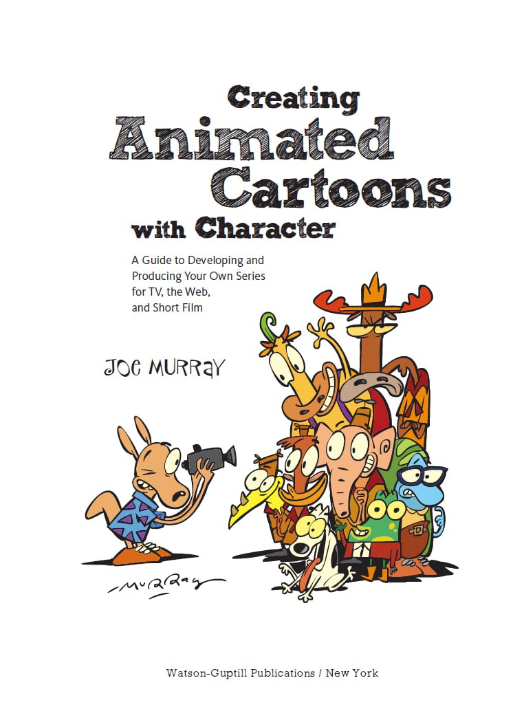 Portada ampliada de Creating Animated Cartoons with Character