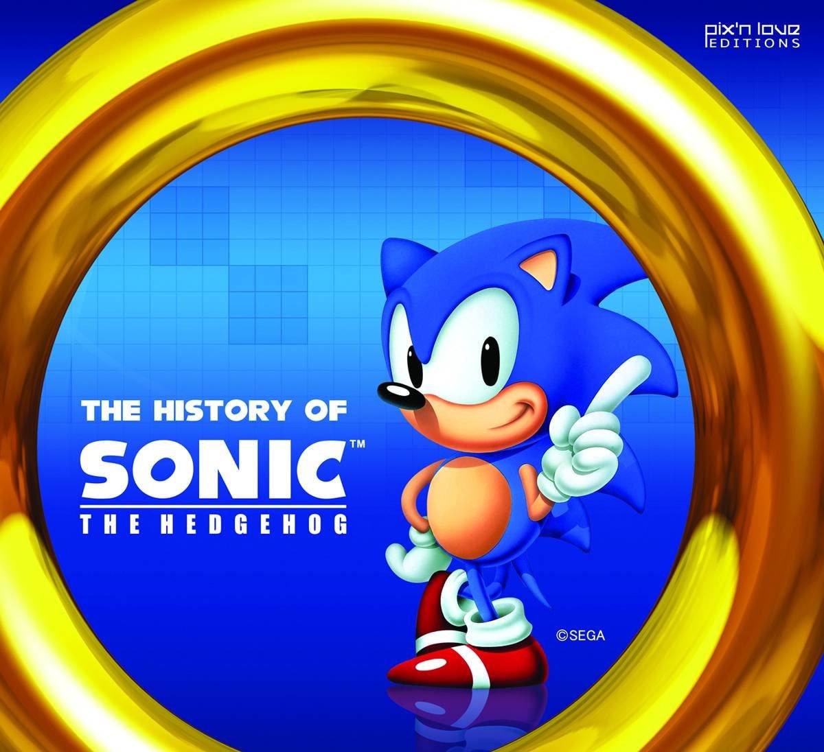 Portada ampliada de THE HISTORY OF SONIC THE HEDGEHOG