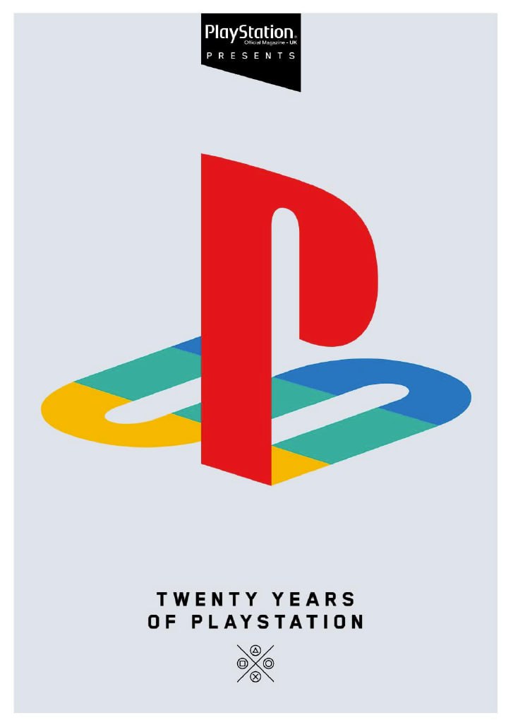 Portada ampliada de TWENTY YEARS OF PLAYSTATION