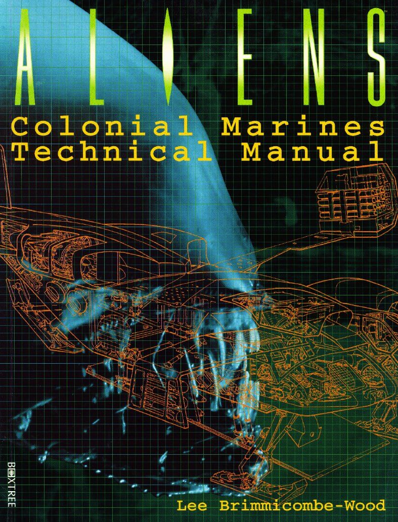 Portada ampliada de ALIENS Colonial Marines Technical Manual