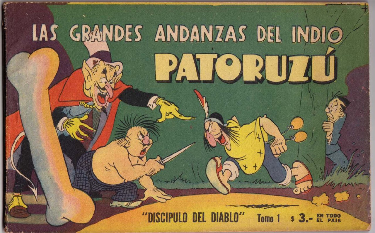 Portada ampliada de LAS GRANDES ANDANZAS DEL INDIO PATORUZÚ