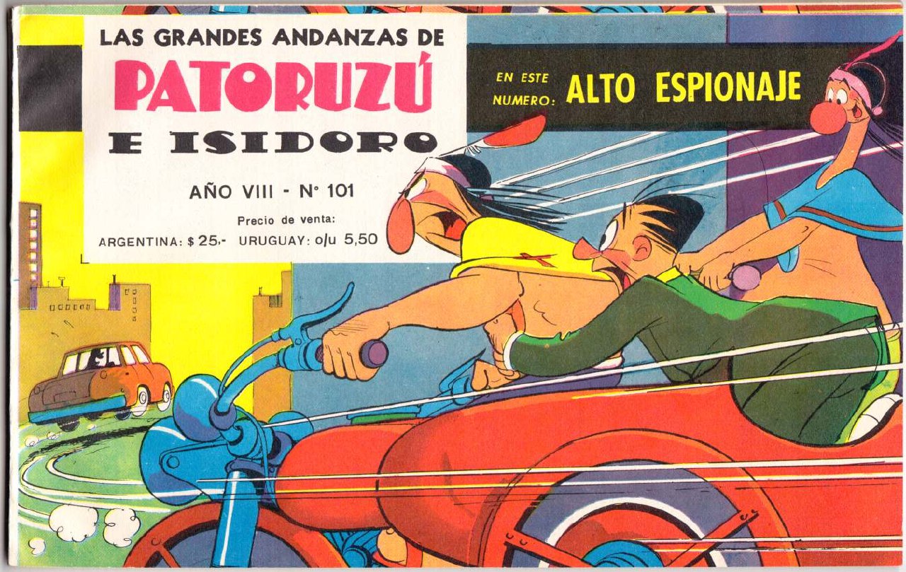 Portada ampliada de LAS GRANDES ANDANZAS DE PATORUZú E ISIDORO