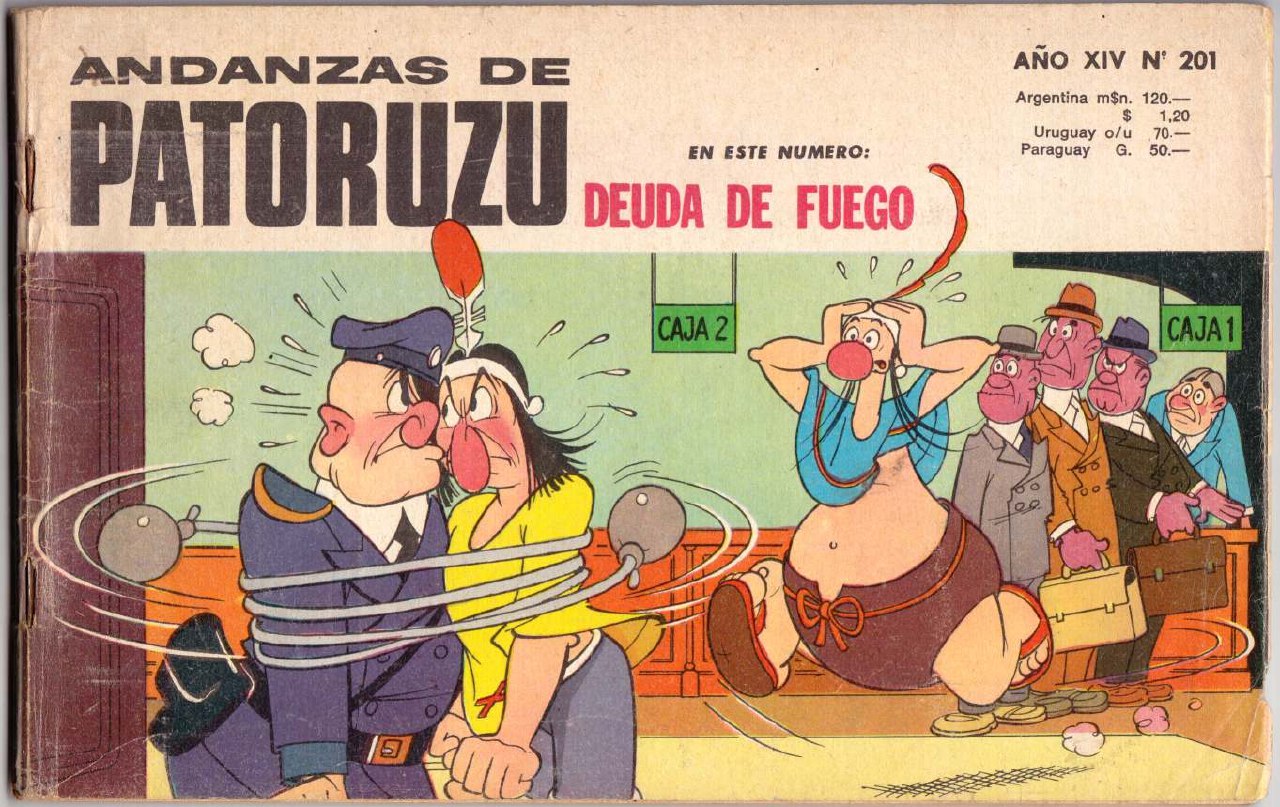 Portada ampliada de Andanzas de Patoruzu