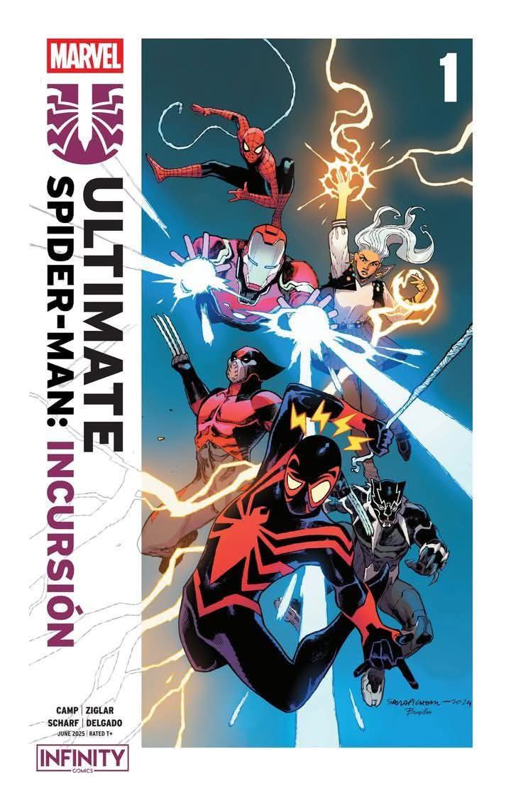 Portada ampliada de ULTIMATE SPIDER-MAN: INCURSION