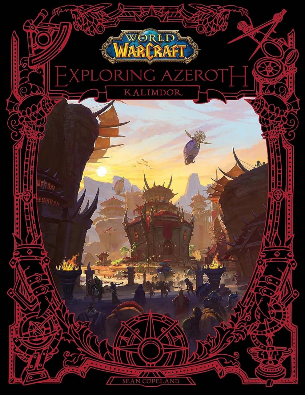 Portada ampliada de Exploring Azeroth Kalimdor