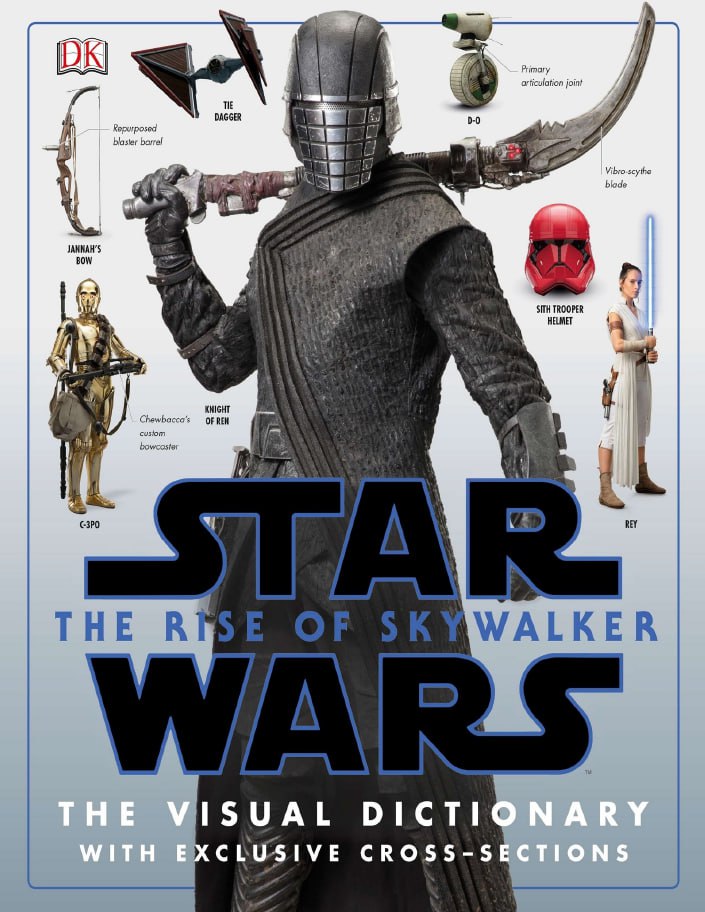 Portada ampliada de STAR WARS THE RISE OF SKYWALKER THE VISUAL DICTIONARY WITH EXCLUSIVE CROSS-SECTIONS