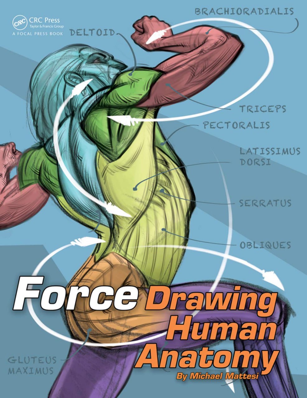 Portada ampliada de Force Drawing Human Anatomy