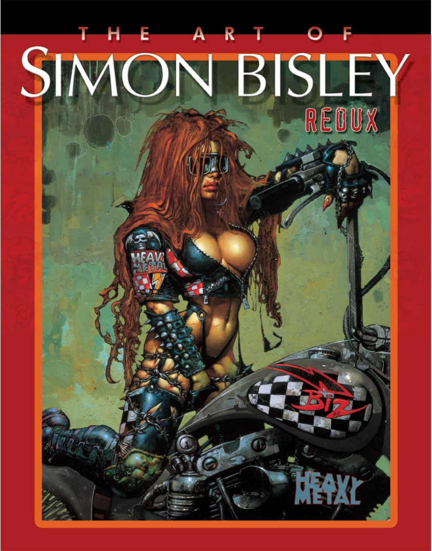 Portada ampliada de The Art of Simon Bisley Redux