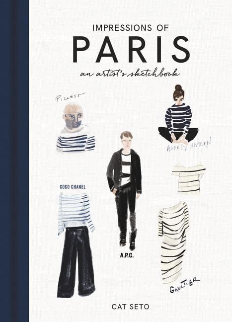 Portada ampliada de IMPRESSIONS OF PARIS an artist's sketchbook