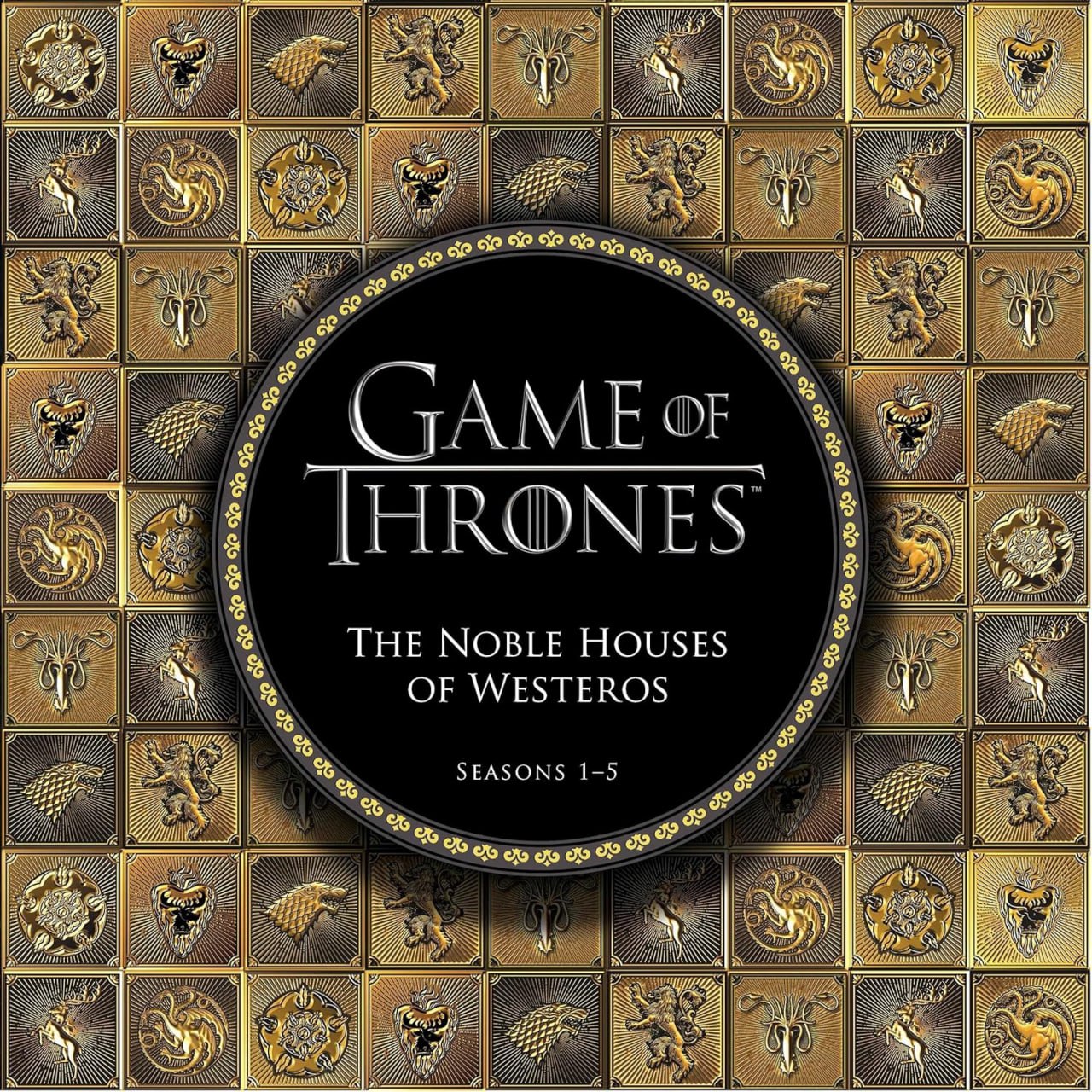 Portada ampliada de GAME OF THRONES THE NOBLE HOUSES OF WESTEROS SEASONS 1-5