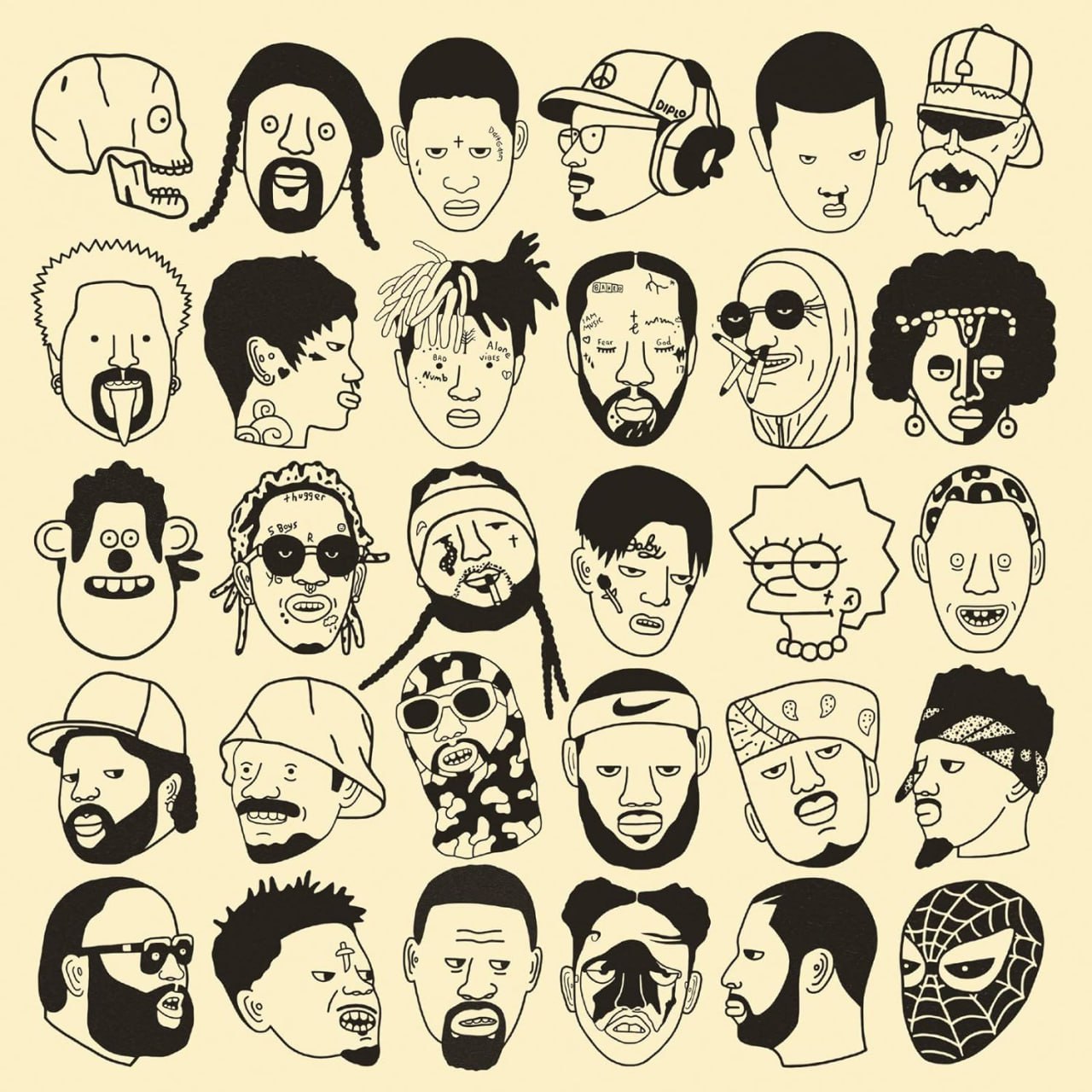 Portada ampliada de Gangster Doodles