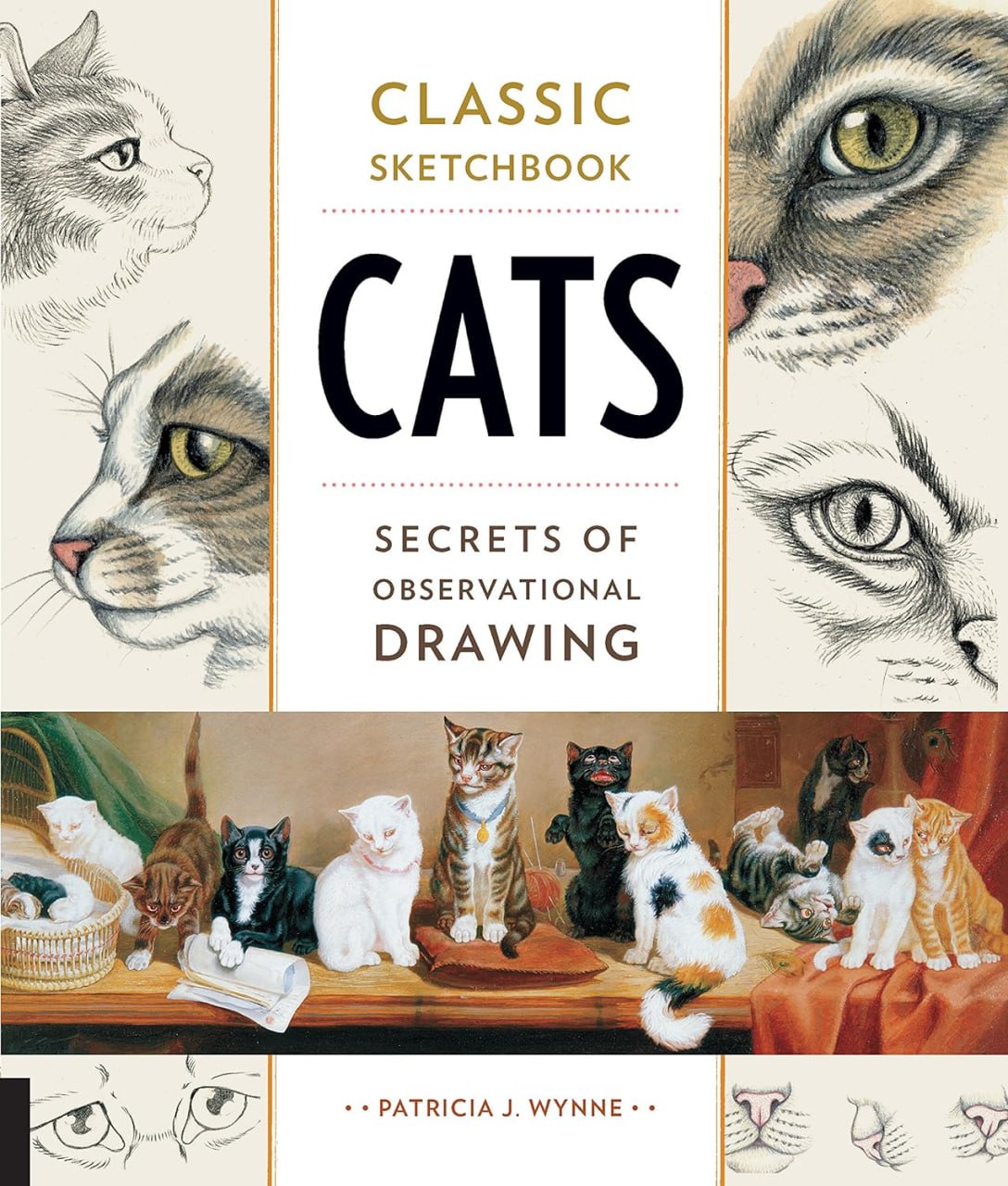 Portada ampliada de CLASSIC SKETCHBOOK CATS SECRETS OF OBSERVATIONAL DRAWING