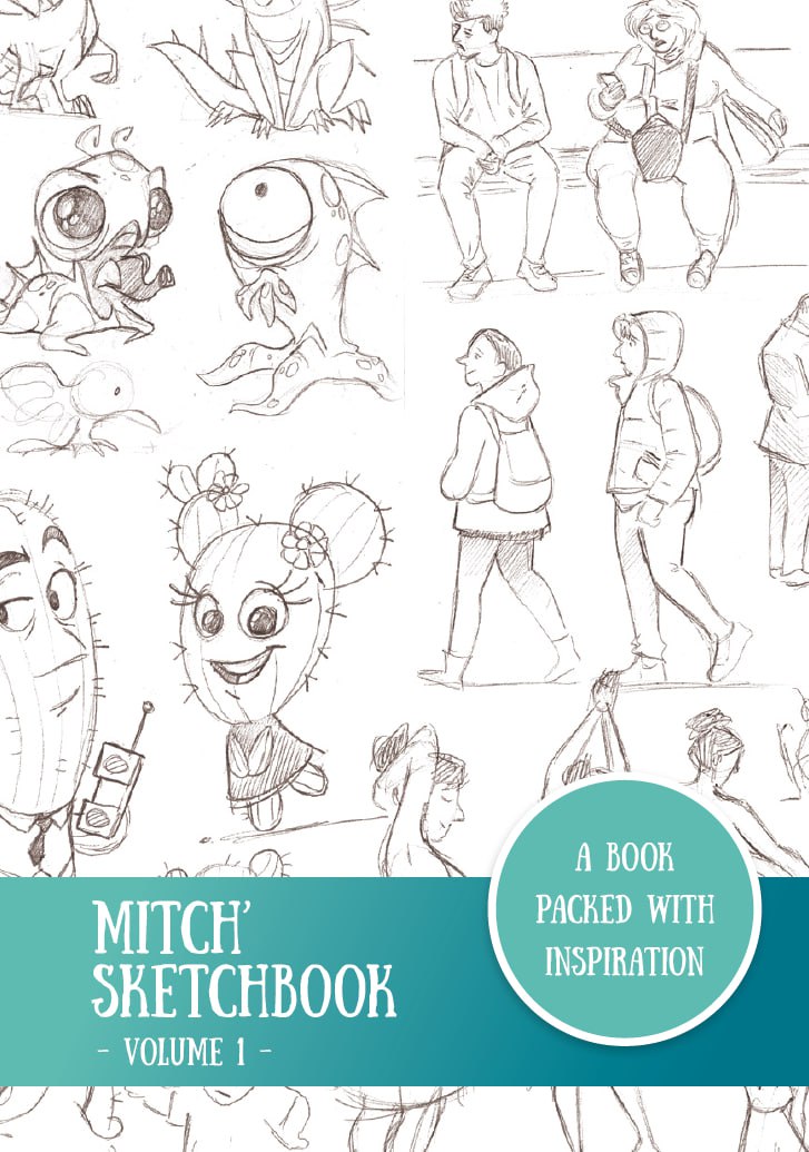 Portada ampliada de MITCH' SKETCHBOOK