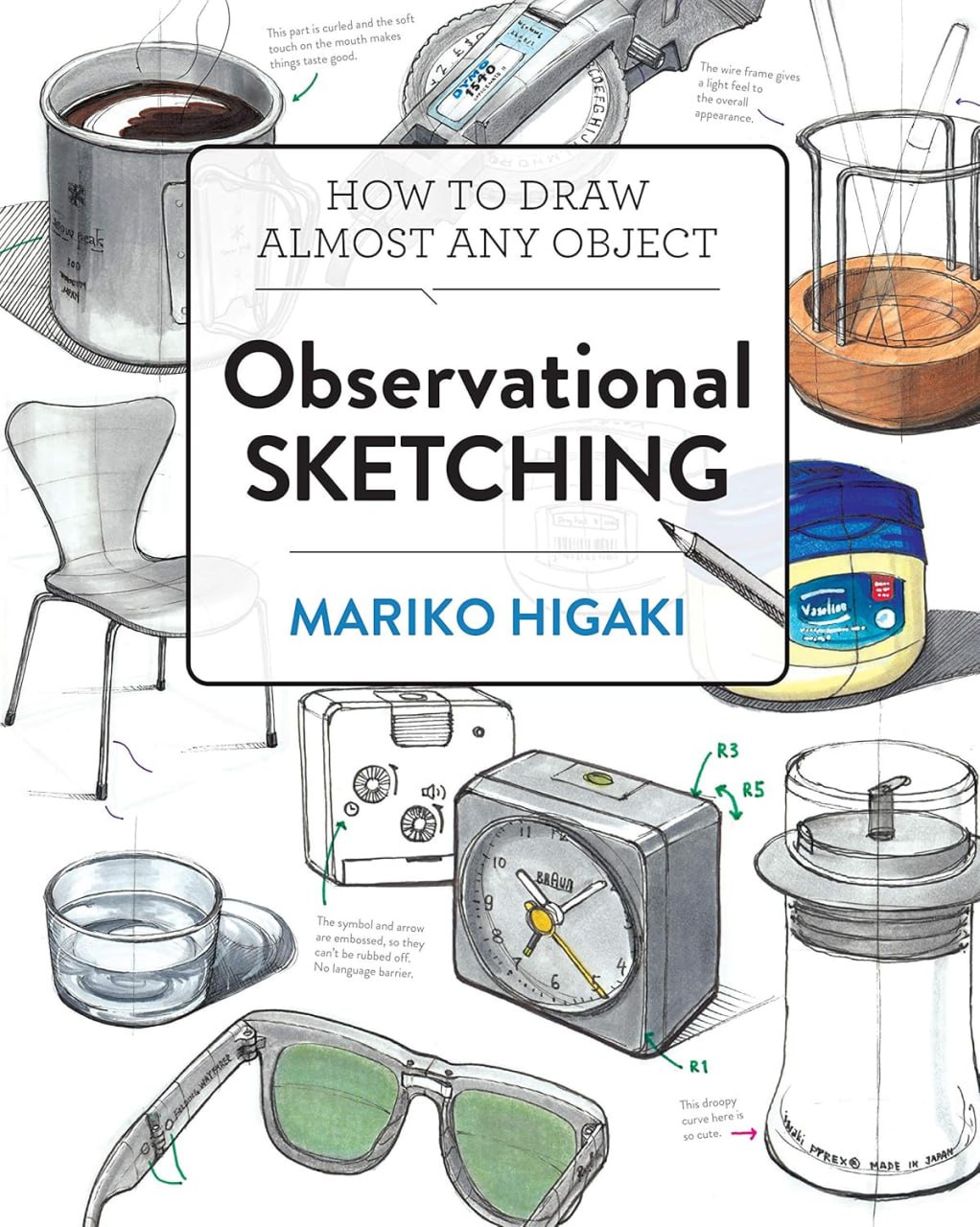 Portada ampliada de HOW TO DRAW ALMOST ANY OBJECT Observational SKETCHING