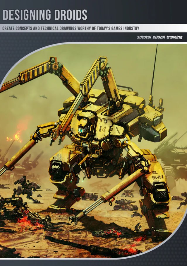 Portada ampliada de DESIGNING DROIDS