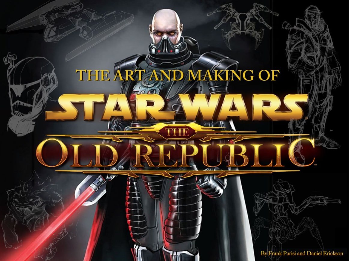 Portada ampliada de THE ART AND MAKING OF STAR WARS THE OLD REPUBLIC