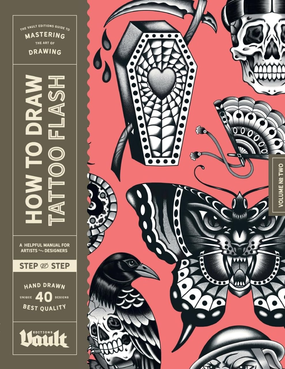 Portada ampliada de HOW TO DRAW TATTOO FLASH