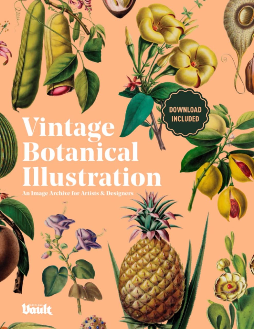 Portada ampliada de Vintage Botanical Illustration