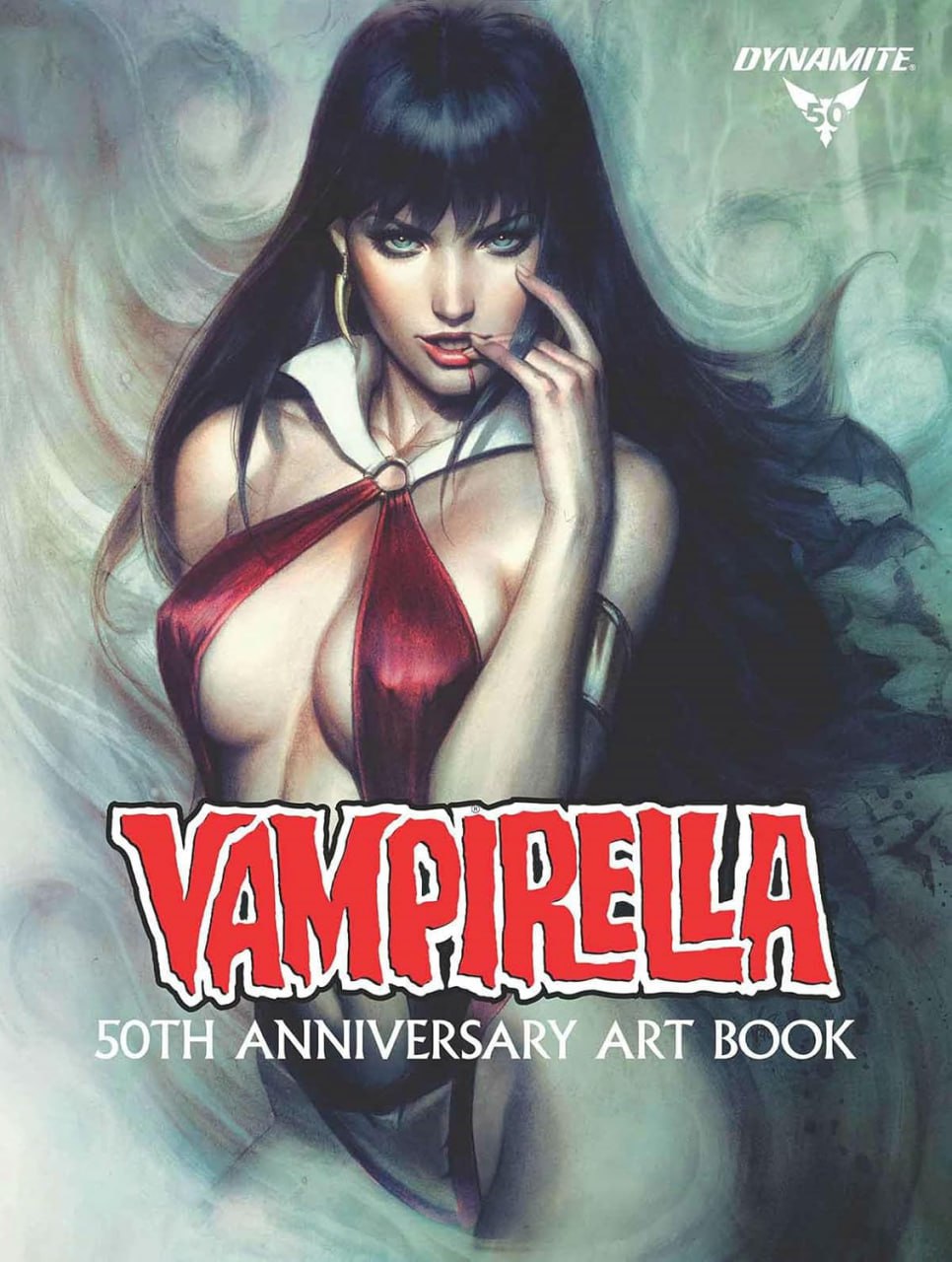 Portada ampliada de VAMPIRELA 50TH ANNIVERSARY ART BOOK