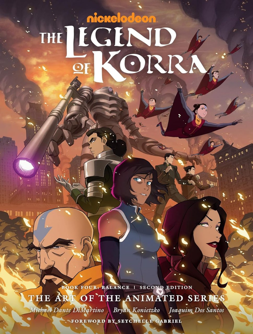 Portada ampliada de The Legend of Korra: The Art of the Animated Series--Book Four: Balance (first edition) Go behind the scenes of the last