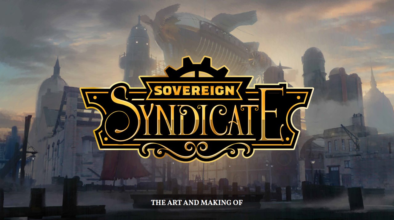 Portada ampliada de The Art and Making of Sovereign Syndicate