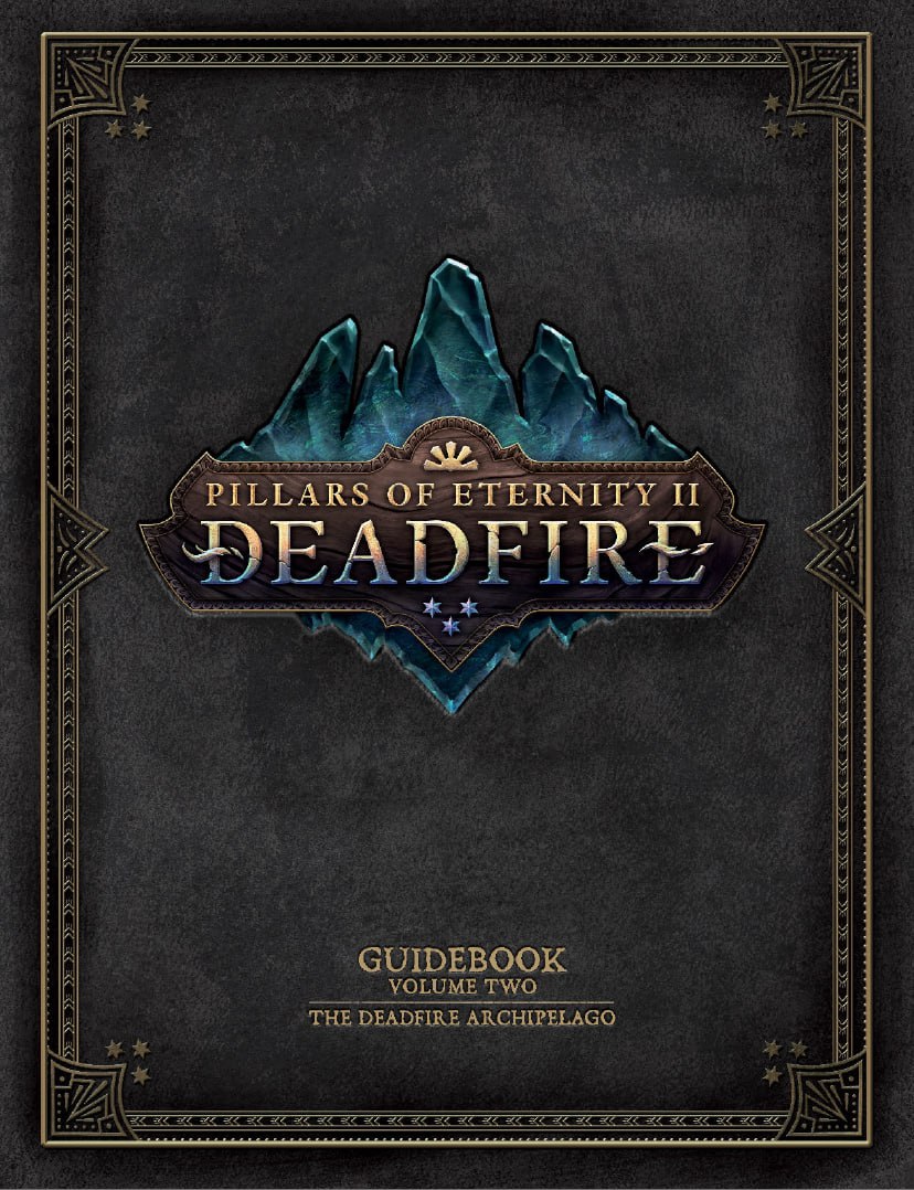 Portada ampliada de Pillars of Eternity II Deadfire Guidebook Volume Two: The Deadfire Archipelago