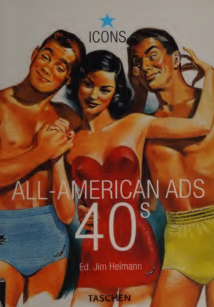 Portada ampliada de ALL-AMERICAN ADS 40'S