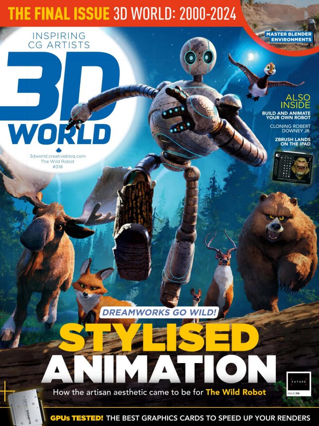 Portada ampliada de 3D WORLD