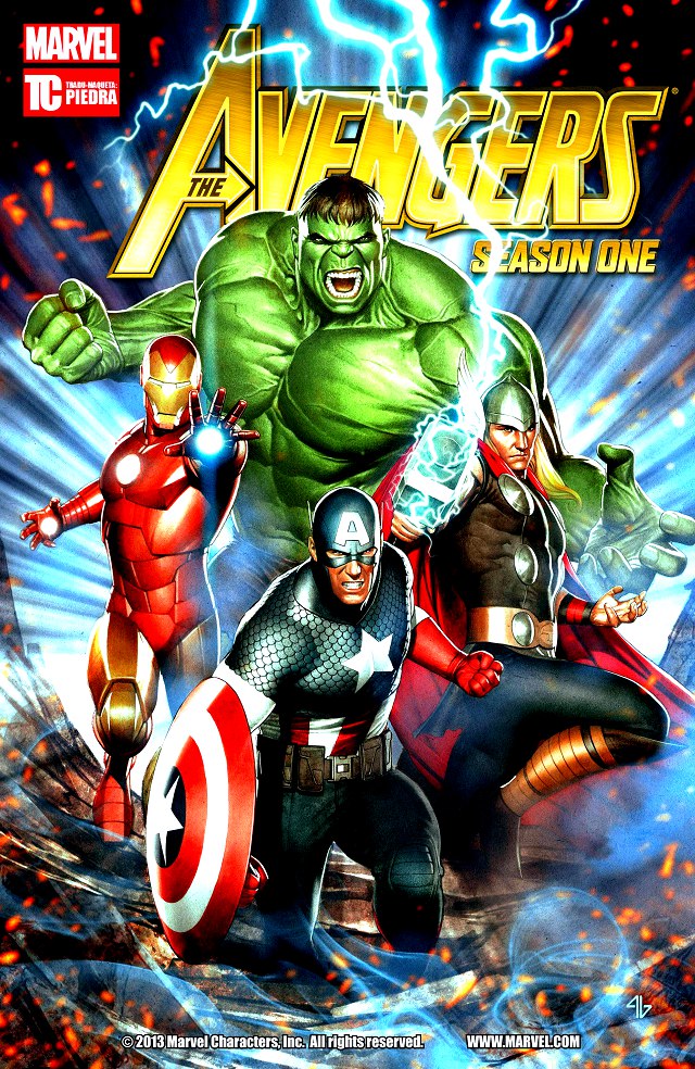 Portada ampliada de The Avengers Season One