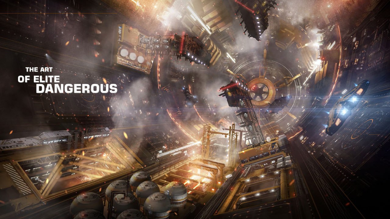 Portada ampliada de THE ART OF ELITE DANGEROUS