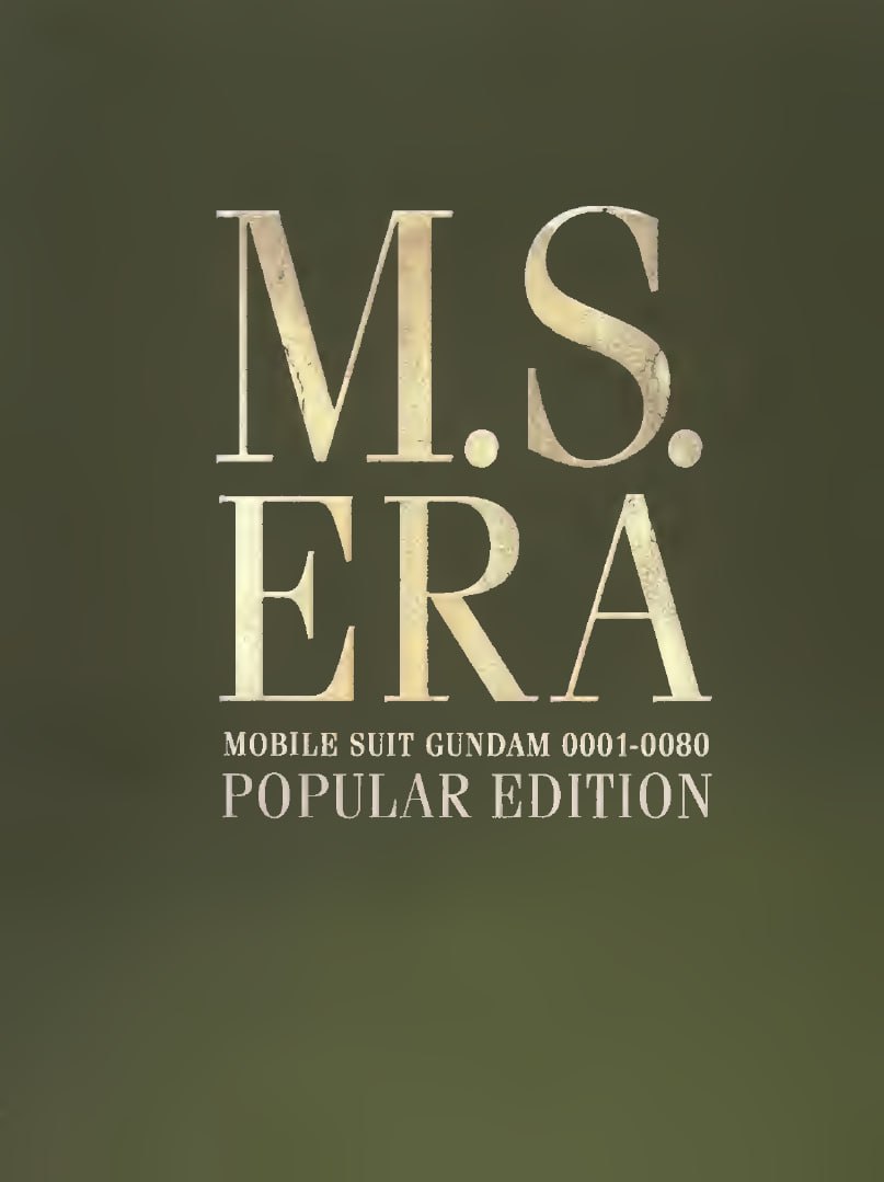 Portada ampliada de MS Era Mobile Suit Gundam UC 0001-0080 Popular Edition