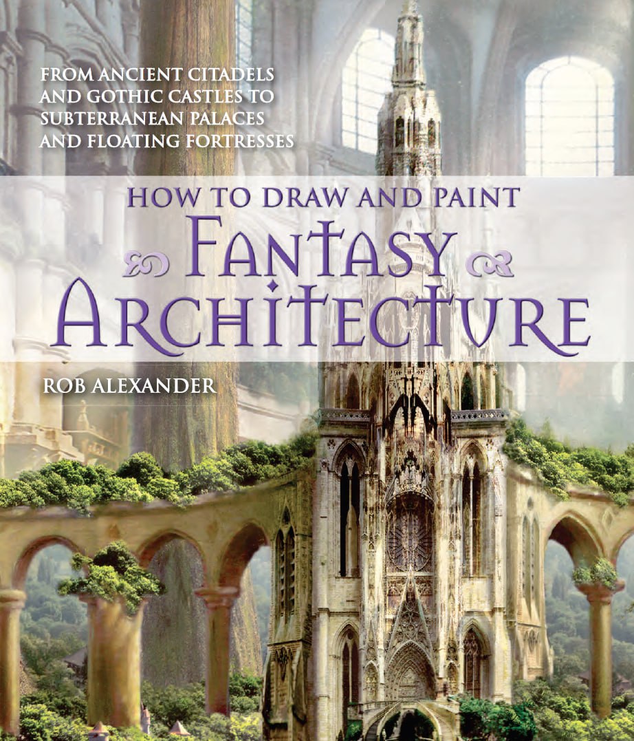 Portada ampliada de HOW TO DRAW AND PAINT FANTASY ARCHITECTURE