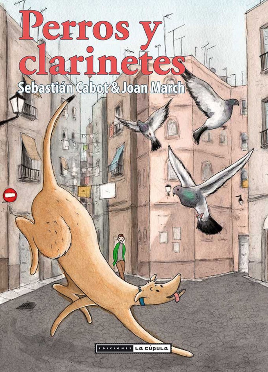 Portada ampliada de Perros y Clarinetes (Sebastián Cabot & Joan March)