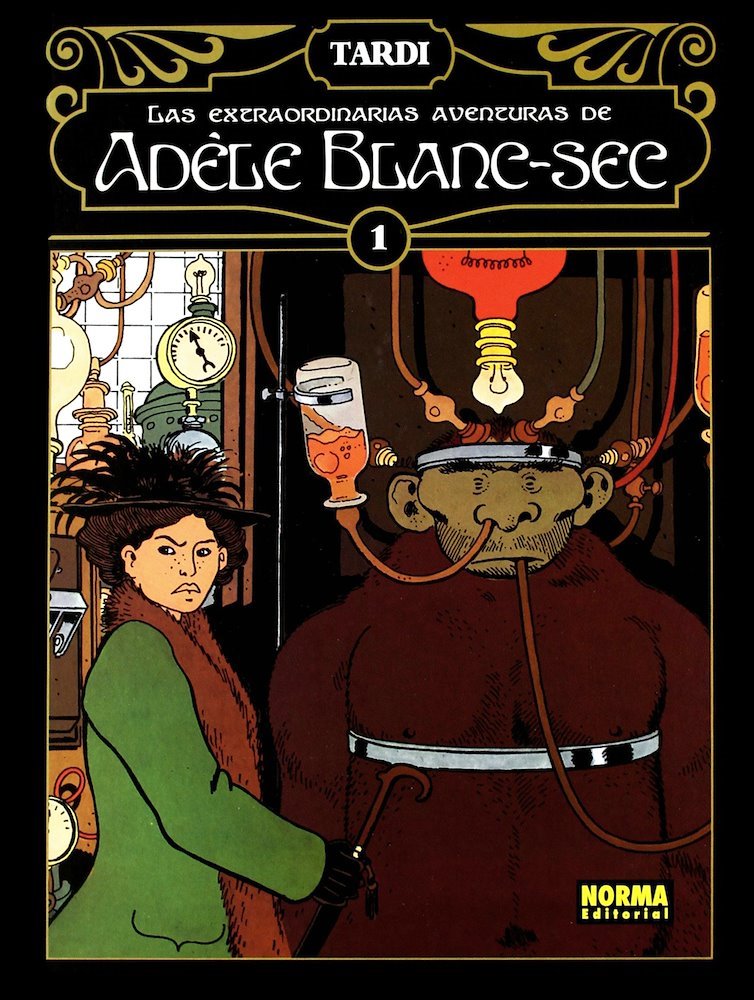 Portada ampliada de LAS EXTRAORDINARIAS AVENTURAS DE ADÈLE BLANC-SEE