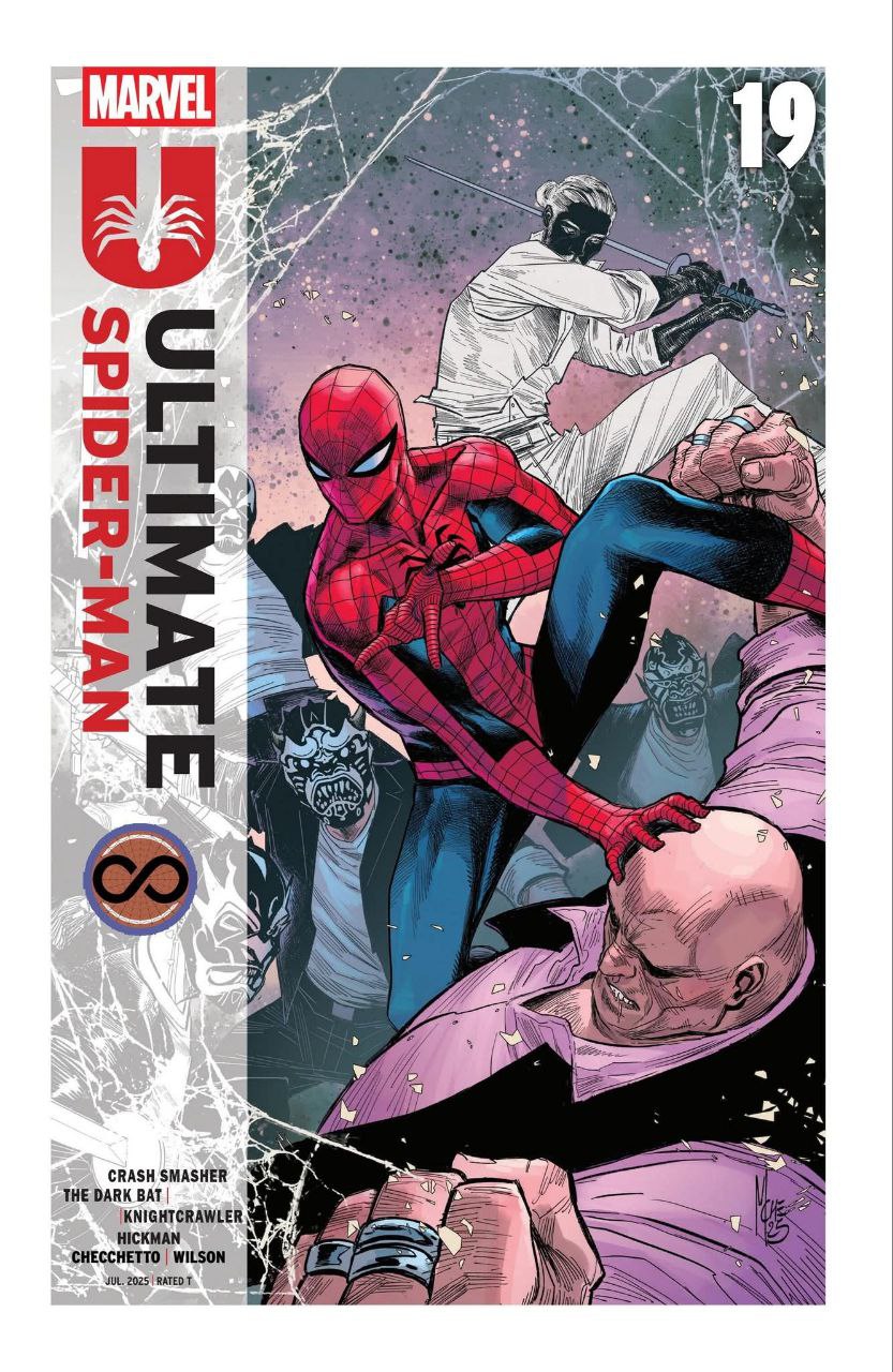 Portada ampliada de ULTIMATE SPIDER-MAN 19