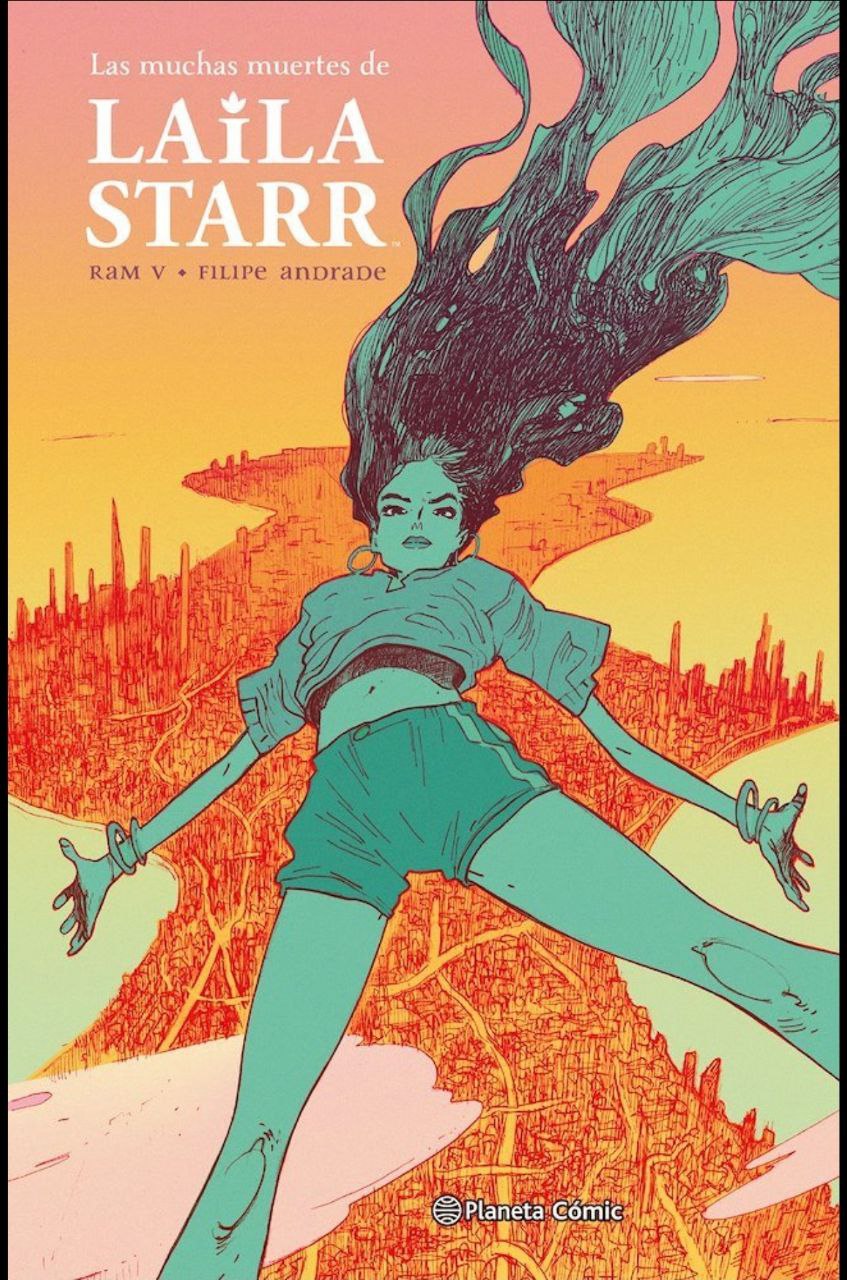 Portada ampliada de Las muchas muertes de Laila Starr