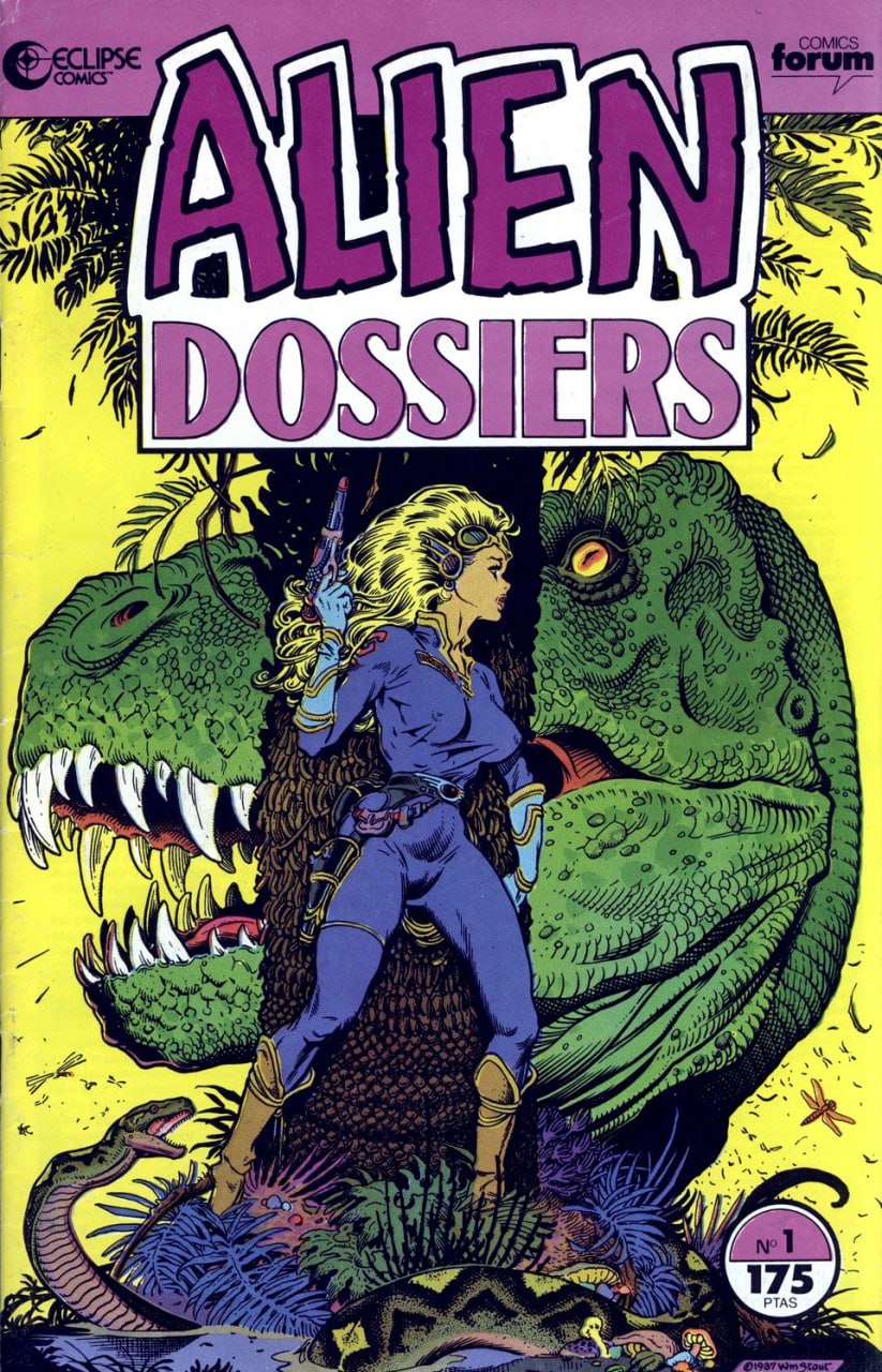 Portada ampliada de ALIEN DOSSIERS