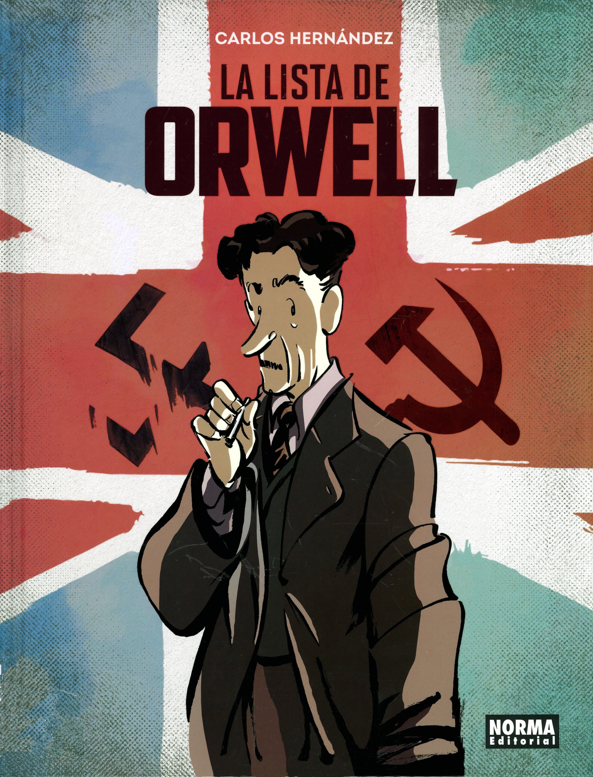 Portada ampliada de LA LISTA DE ORWELL