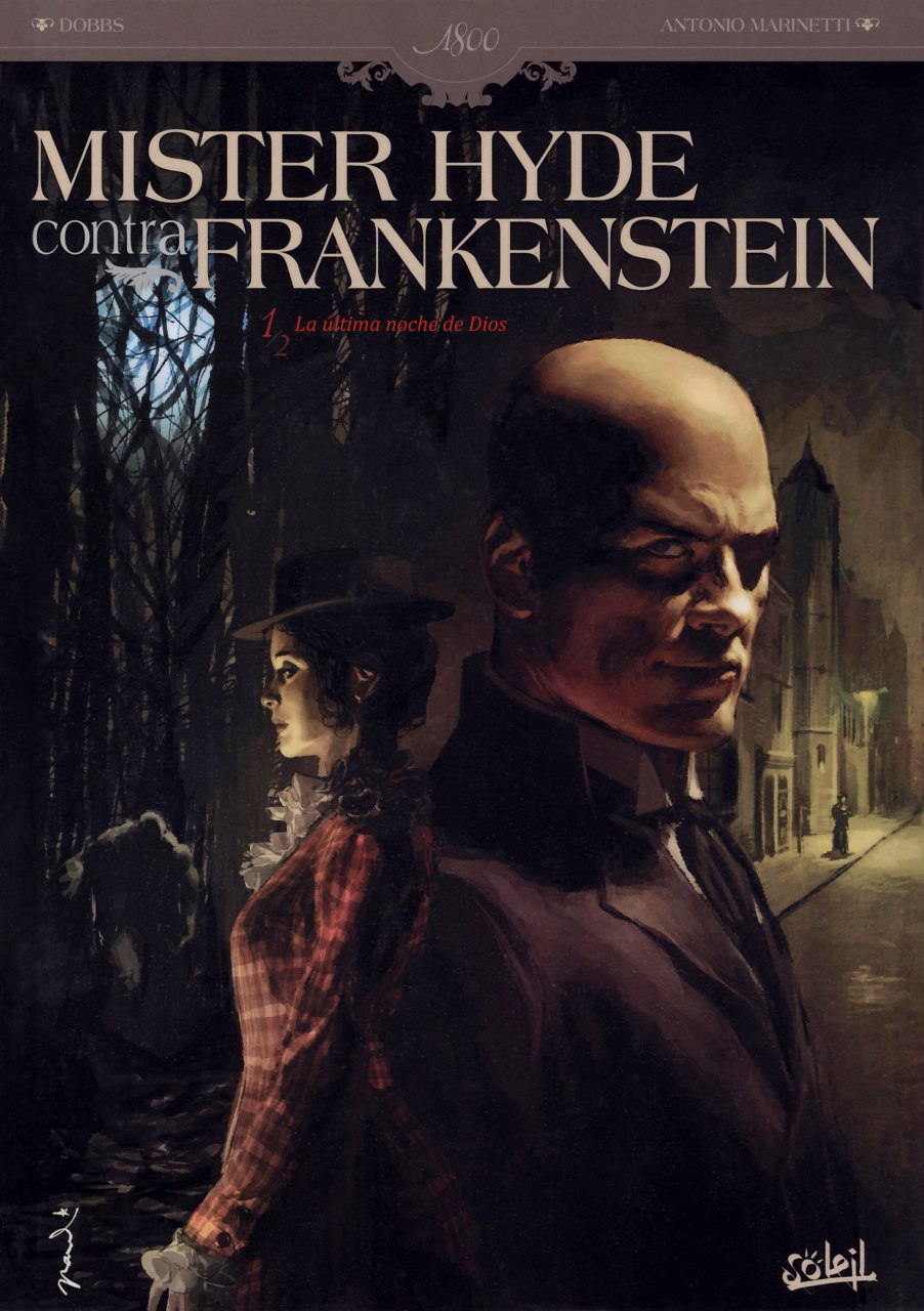Portada ampliada de MISTER HYDE contra FRANKENSTEIN